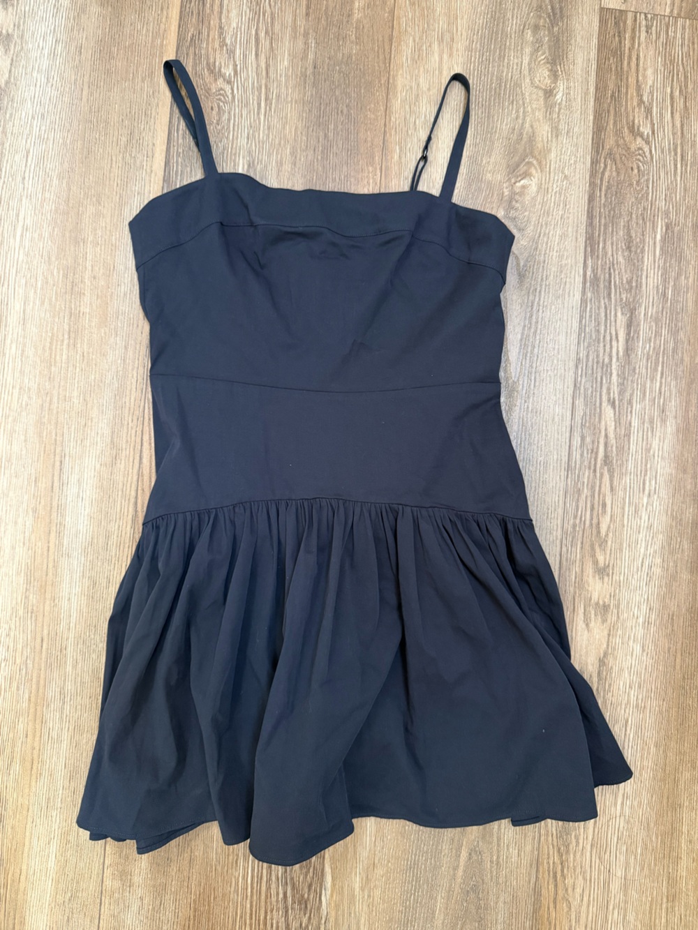 Abercrombie & Fitch Black Strapless Gathered Waist Dress